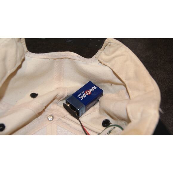 Vintage Light Up Hot Air Balloon Snapback Hat cap Fiber Optic Caplites Up RARE! - Picture 10 of 12